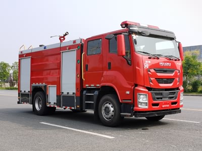 慶鈴6-7噸水罐消防車